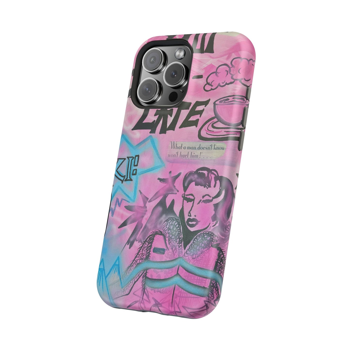 MagSafe "avant le ski" airbrush iPhone case