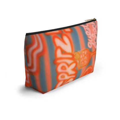 "aperol spritz pt. 2" airbrush makeup pouch