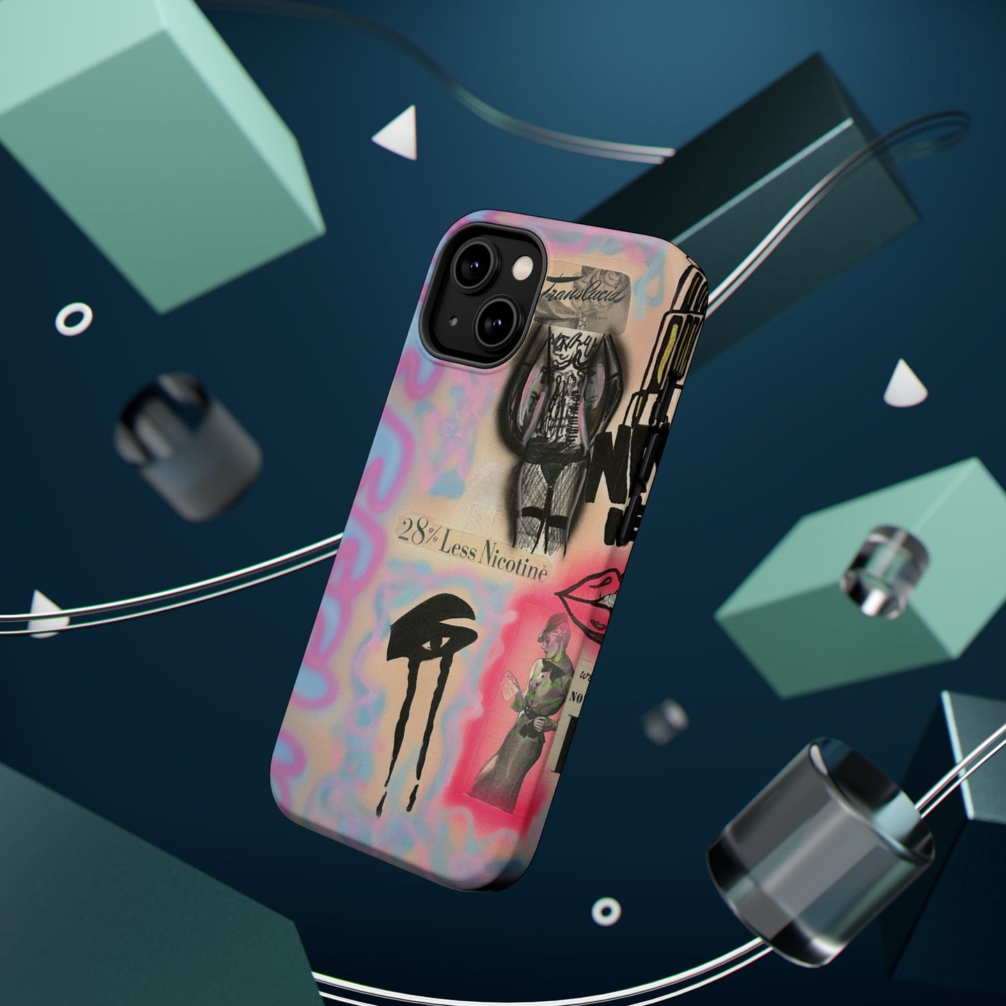 MagSafe "the feeling" airbrush iPhone case