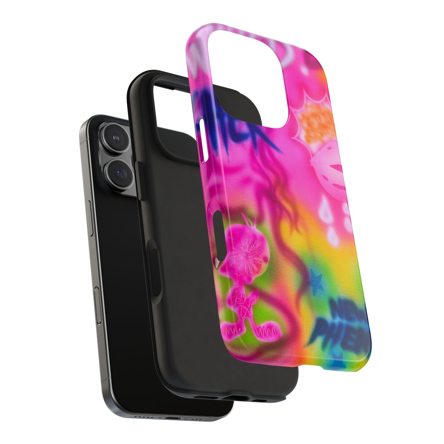 "wanted" airbrush iPhone case