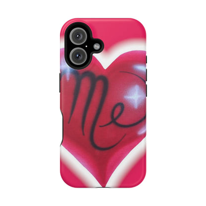 MagSafe "i <3 me" Airbrush iPhone Hülle