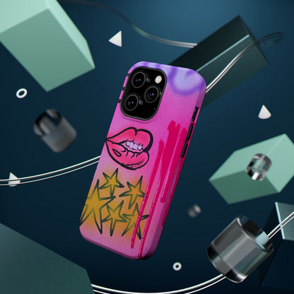MagSafe "star drip" airbrush iPhone case