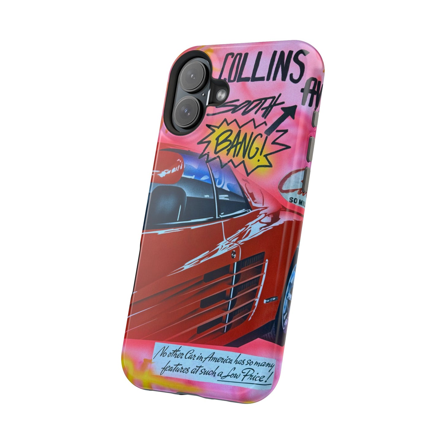 MagSafe "miami momentos" airbrush iPhone case