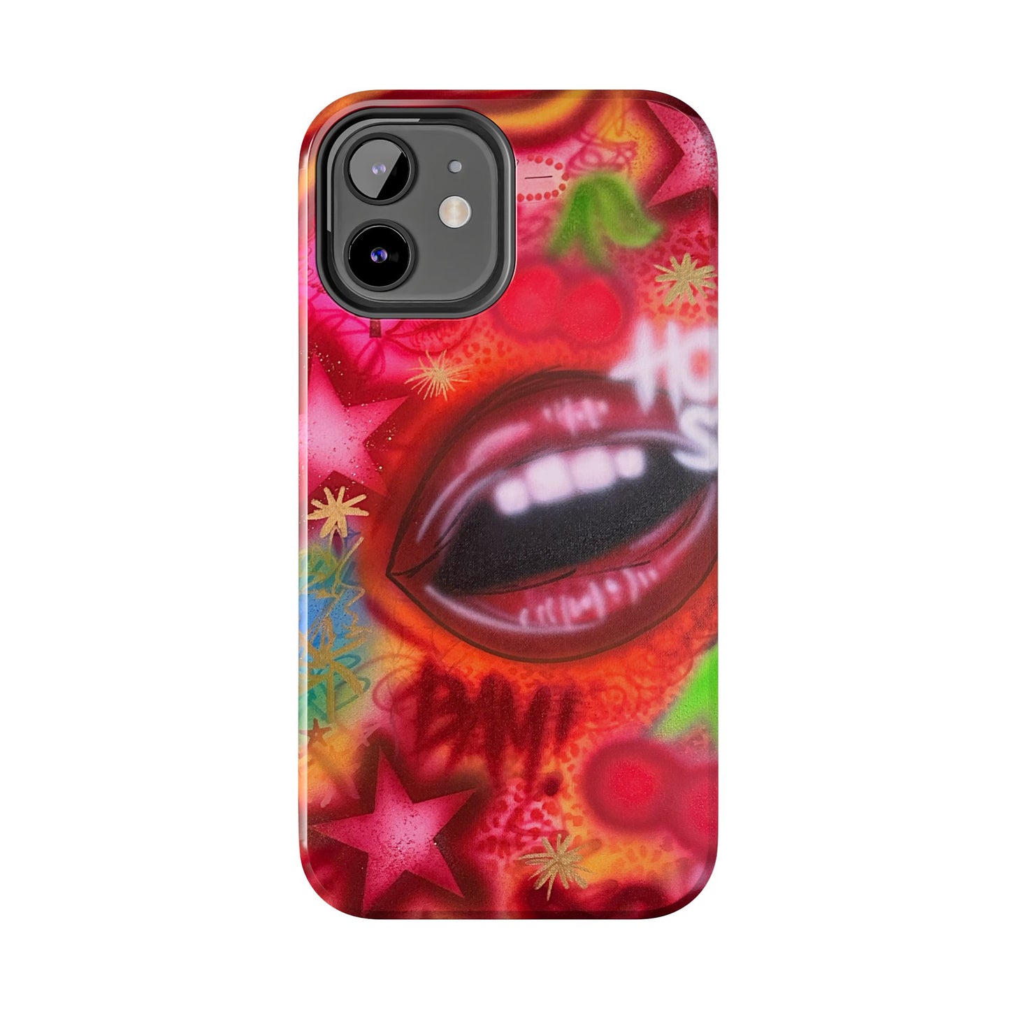 "hot stuff" airbrush iPhone case
