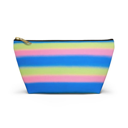 "sherbet stripes" airbrush makeup pouch