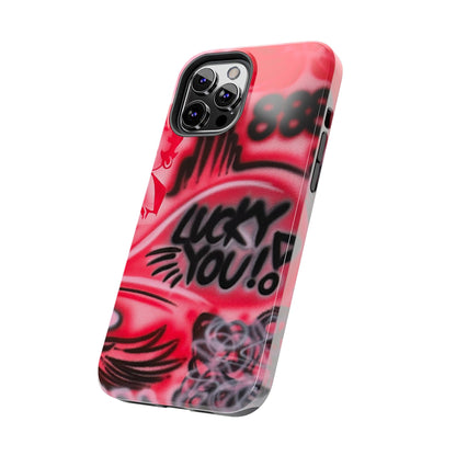 "LUCKY YOU! PT. 2" airbrush iPhone case