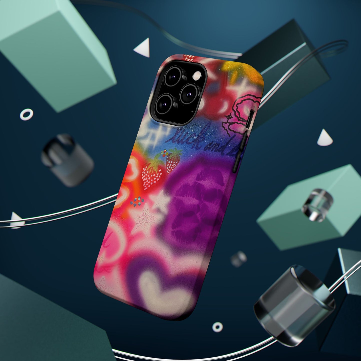 MagSafe „luck & luv pt. 2“ Airbrush iPhone Hülle