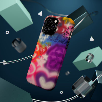 MagSafe „luck & luv pt. 2“ Airbrush iPhone Hülle