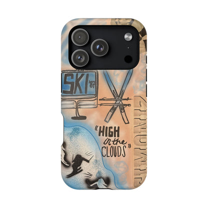 MagSafe „high in the clouds“ Airbrush iPhone Hülle
