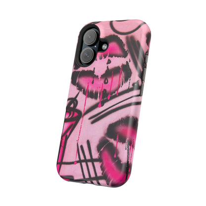 MagSafe "glossy pout" airbrush iPhone case
