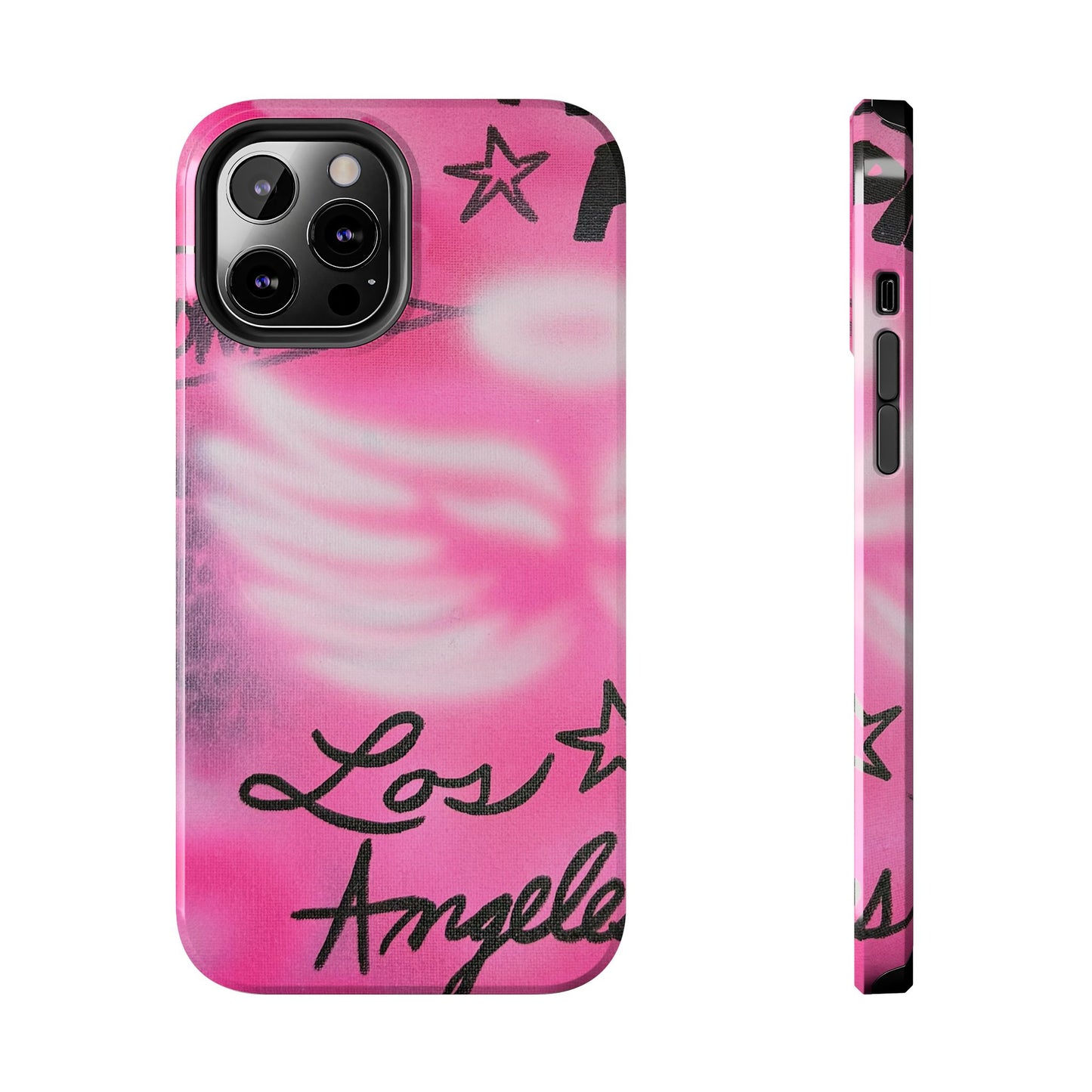 "pink angel wings" airbrush iPhone case