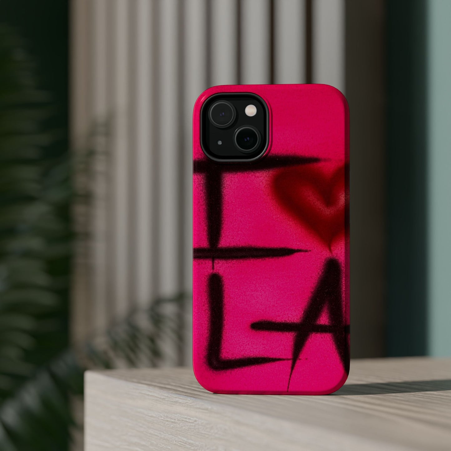 MagSafe „I ❤️ LA“ Airbrush iPhone-Hülle