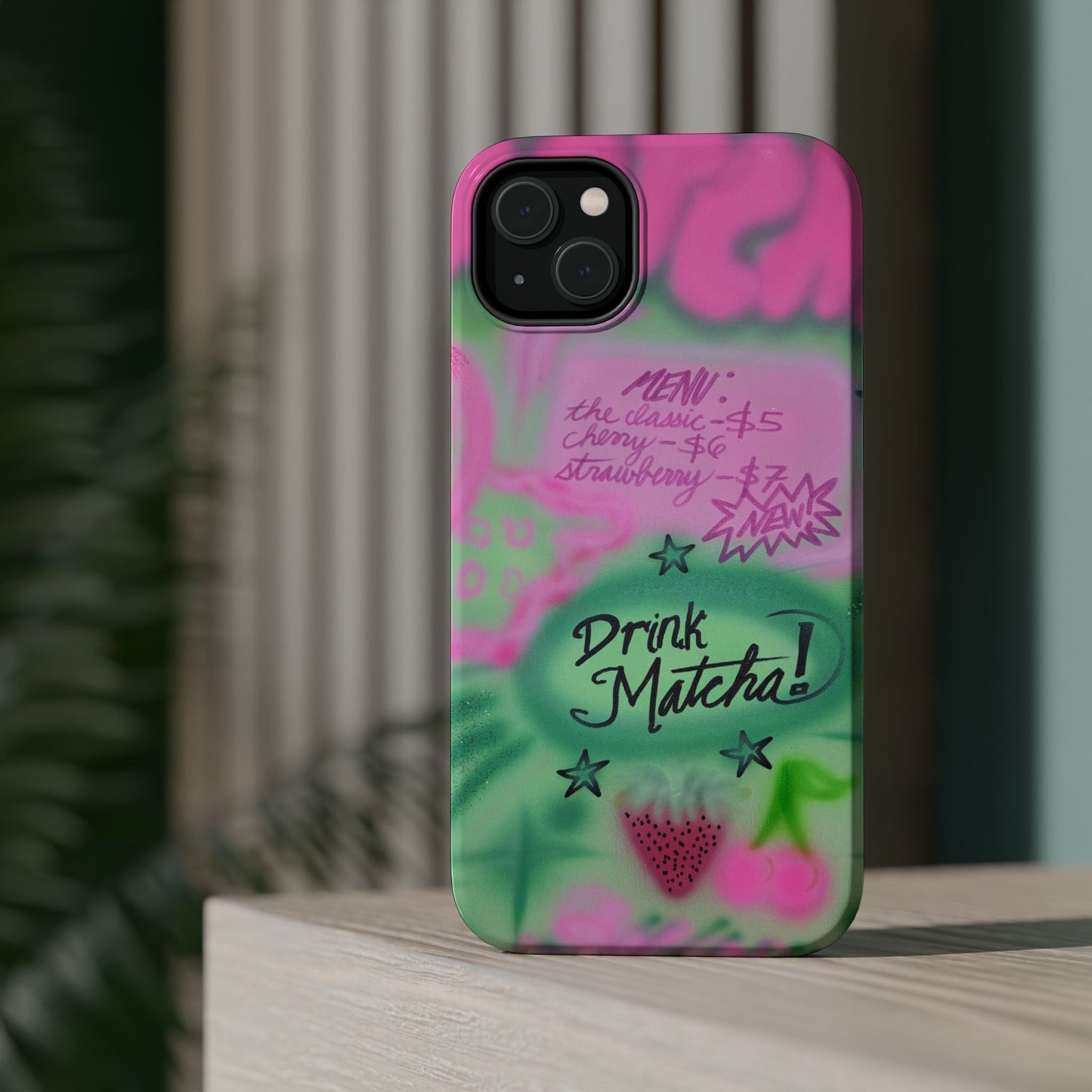 MagSafe "matcha!" airbrush iPhone case