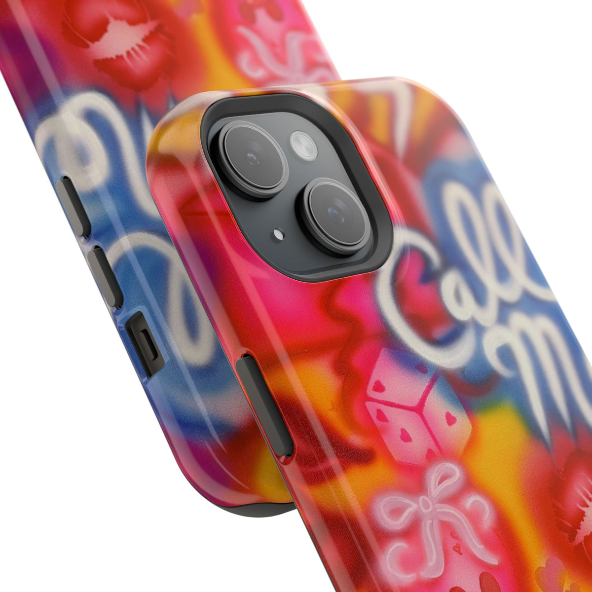 MagSafe "CALL ME!" airbrush iPhone case