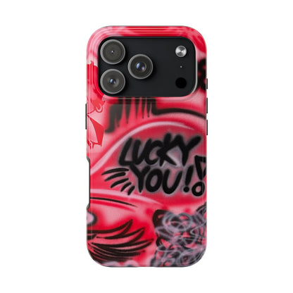 "LUCKY YOU! PT. 2" airbrush iPhone case