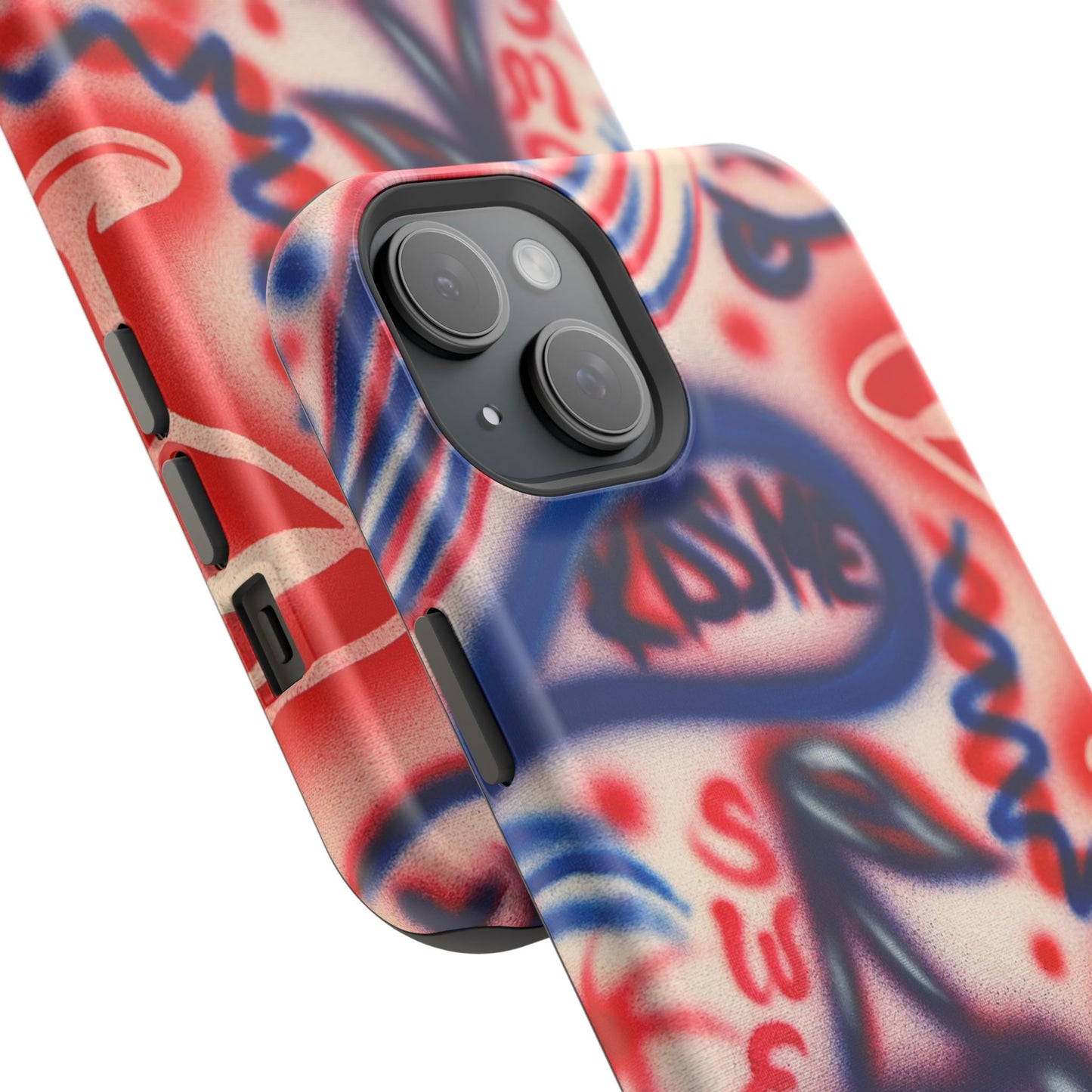 MagSafe „Kiss me“ Airbrush iPhone-Hülle