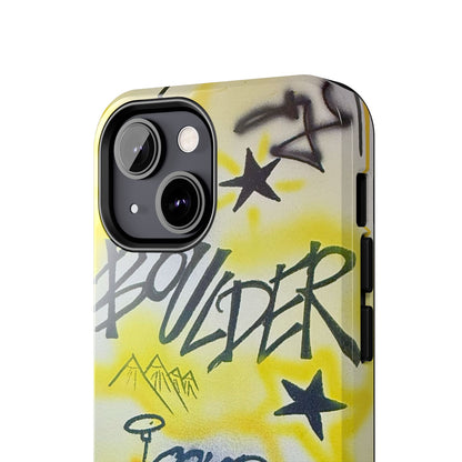"boulder" airbrush iPhone case