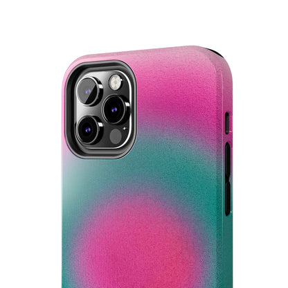 "watermelon swirl" aura airbrush iPhone case