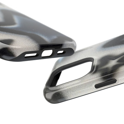 MagSafe "black & white stars" airbrush iPhone case