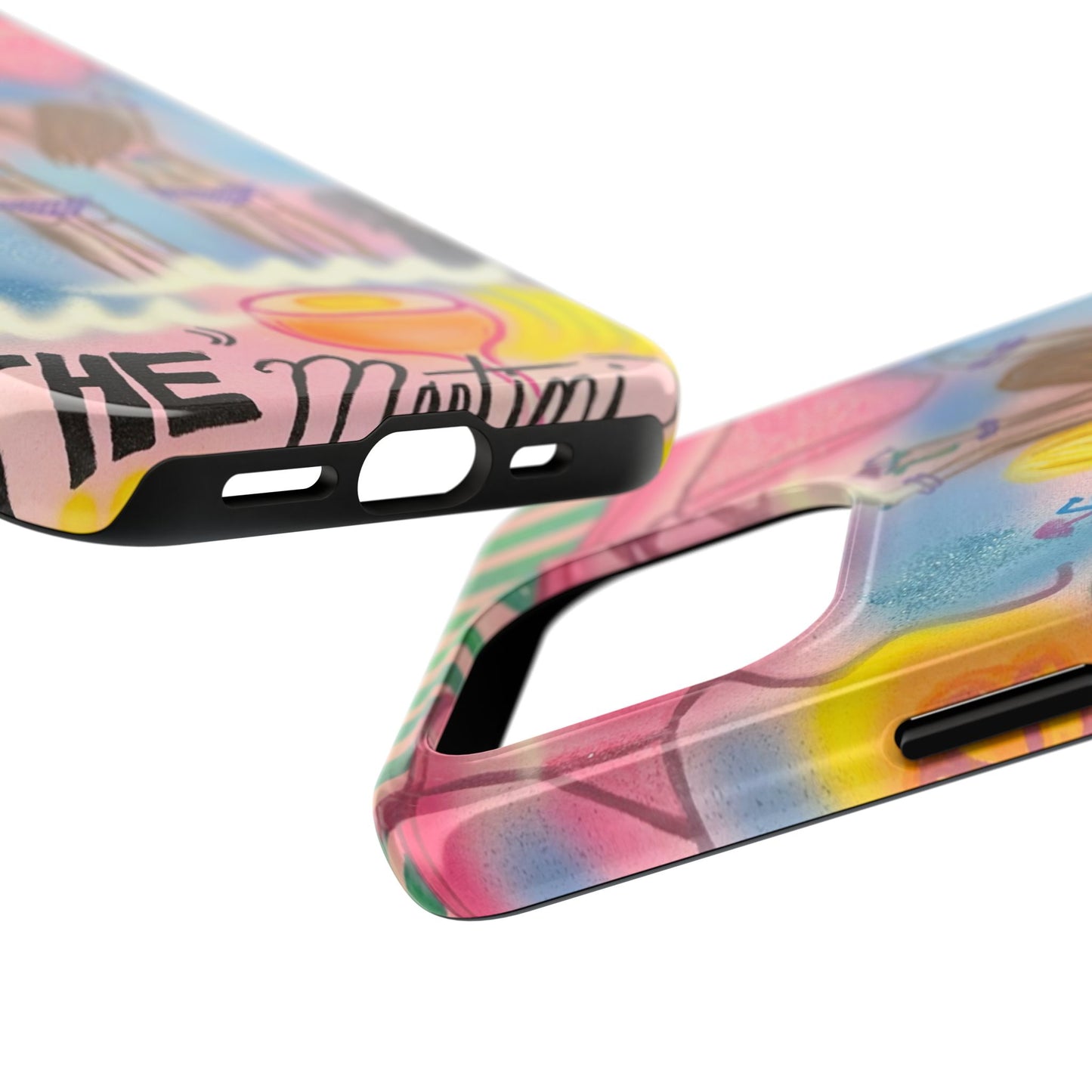 "kinis & tinis" airbrush iPhone case