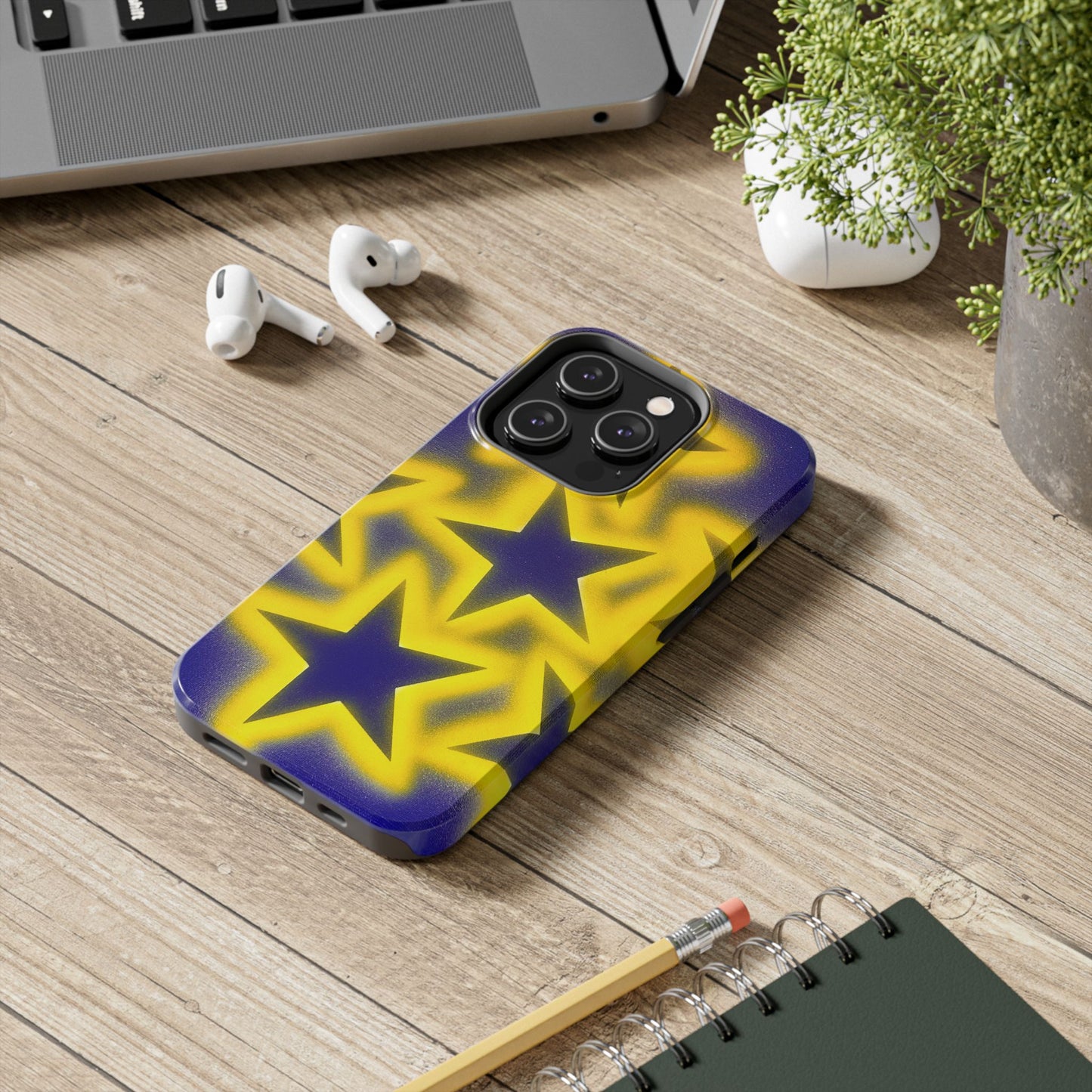 "cosmic crush" airbrush iPhone case