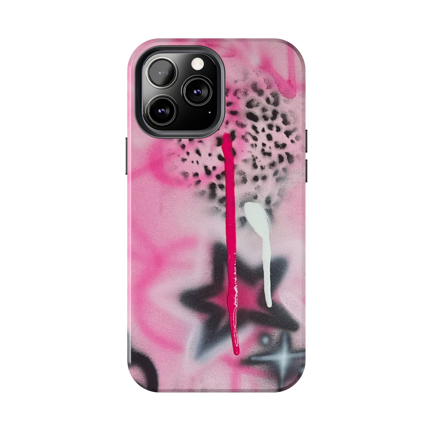 "pink cheetah" airbrush iPhone case