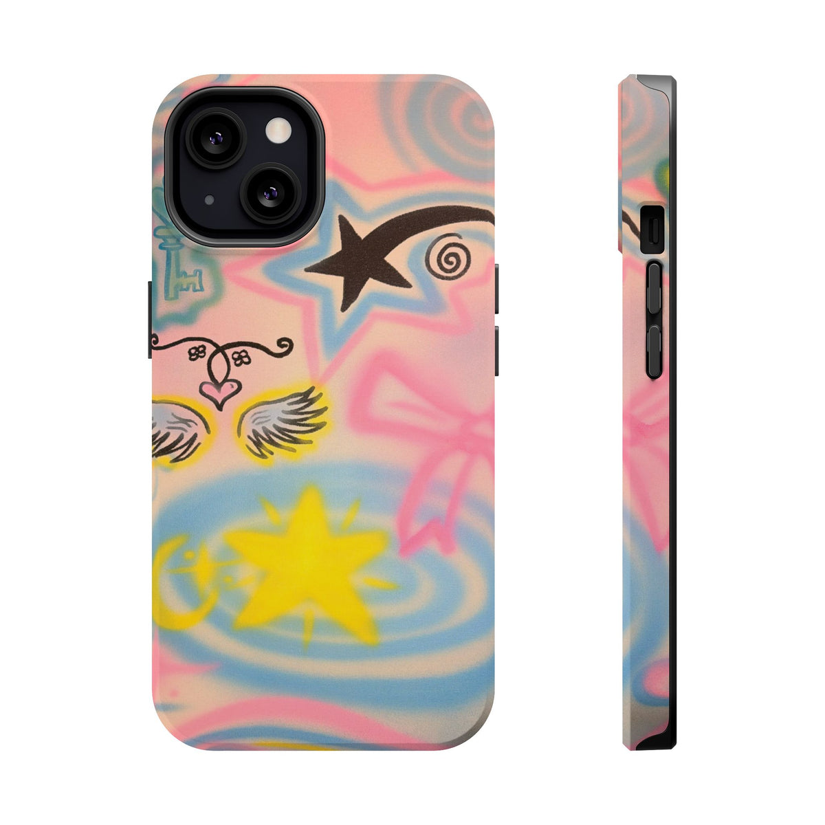 MagSafe "star energy" airbrush iPhone case
