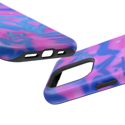 MagSafe "blue camo" airbrush iPhone case