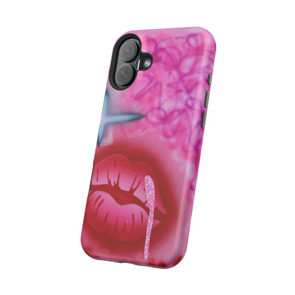 MagSafe limited edition "glitter aura" airbrush iPhone case