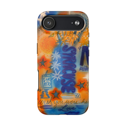 "syracuse" airbrush iPhone case
