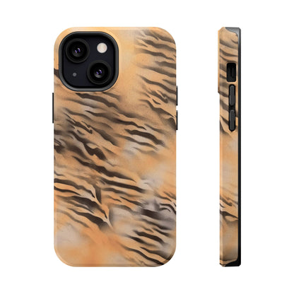 MagSafe "neutral tiger" airbrush iPhone case
