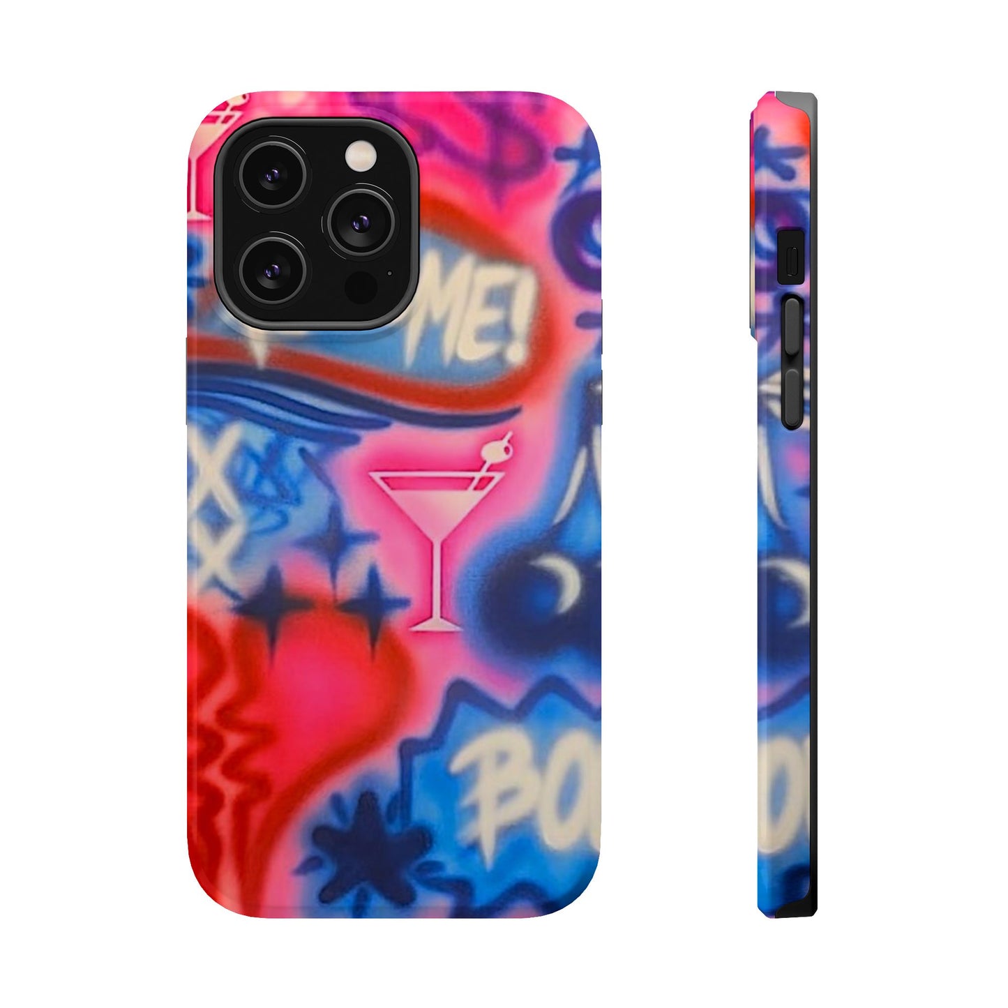 MagSafe "kiss me pt. 2" Airbrush iPhone Hülle
