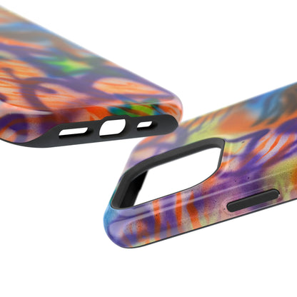 MagSafe "streetwear angel" airbrush iPhone case