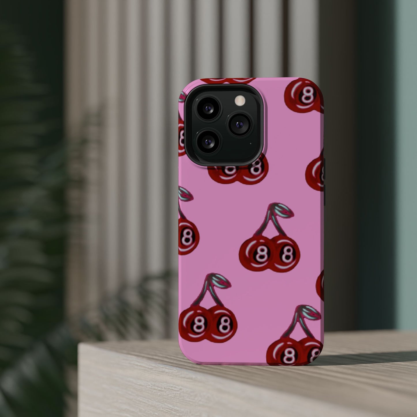 MagSafe "cami cherry pink" Airbrush iPhone Hülle