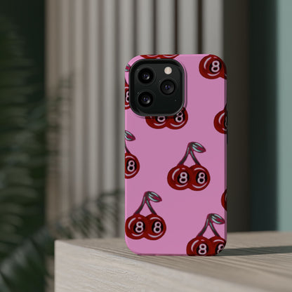 MagSafe "cami cherry pink" Airbrush iPhone Hülle