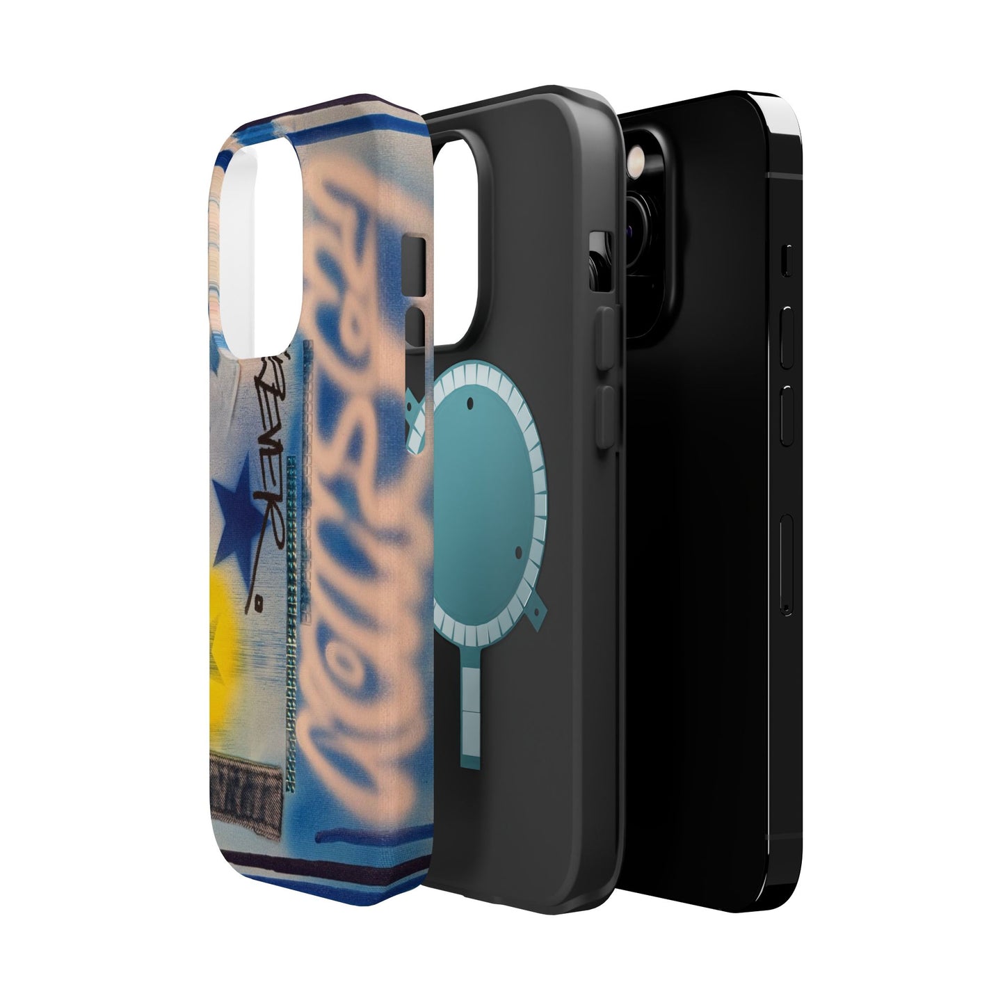 MagSafe "fashion forever" airbrush iPhone case