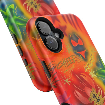 MagSafe "tipsy lobster" airbrush iPhone case
