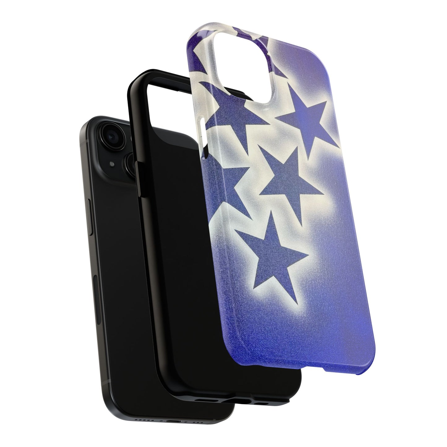 "frosted galaxy" airbrush iPhone case