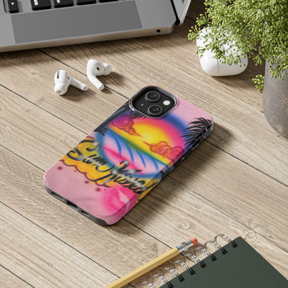 "sunkissed" airbrush iPhone case