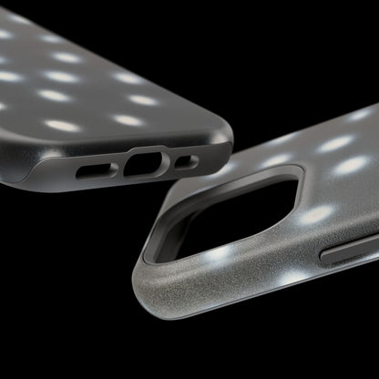 MagSafe "coconut noir polka dot" airbrush iPhone case
