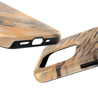 neutral tiger airbrush iPhone case