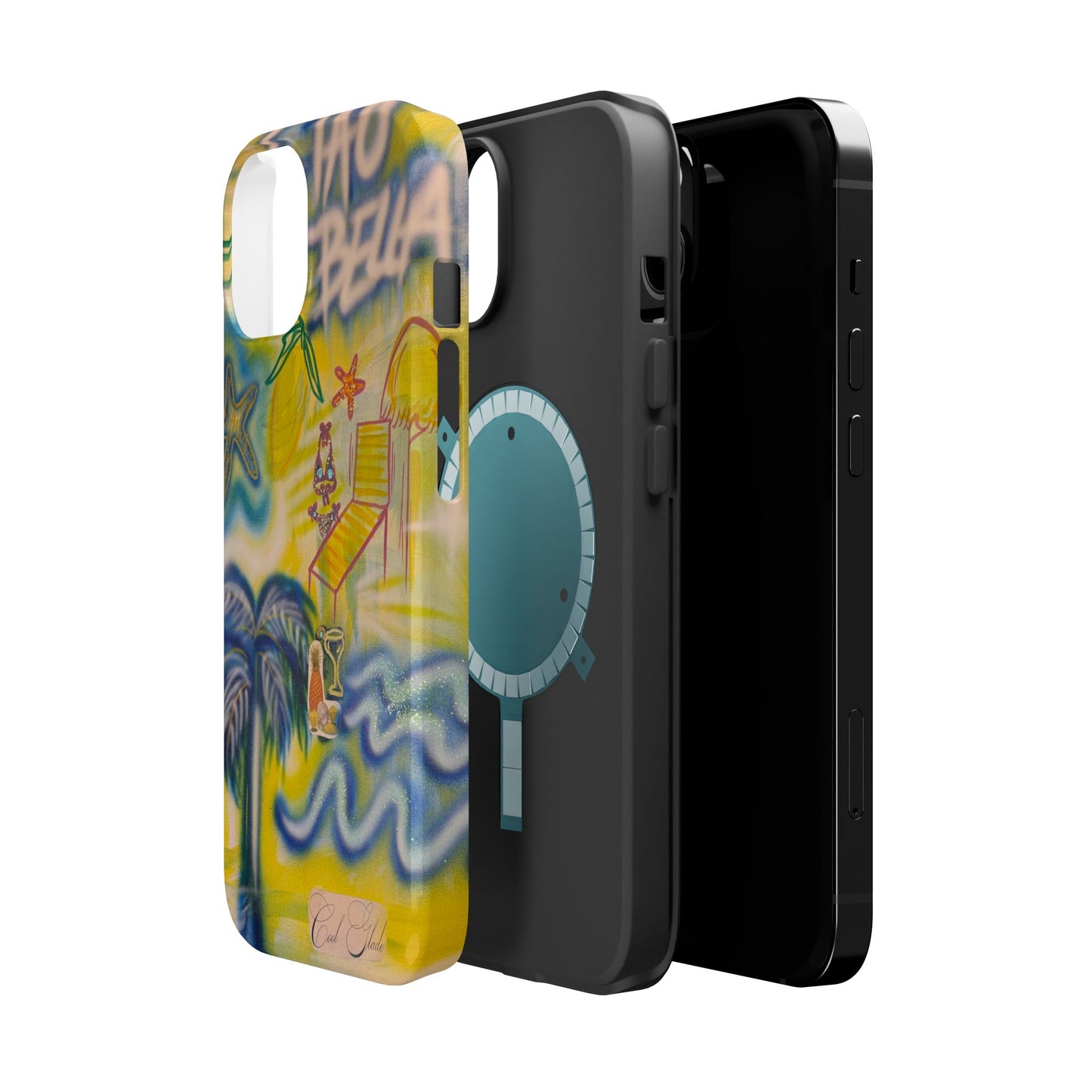 MagSafe "ciao bella" airbrush iPhone case