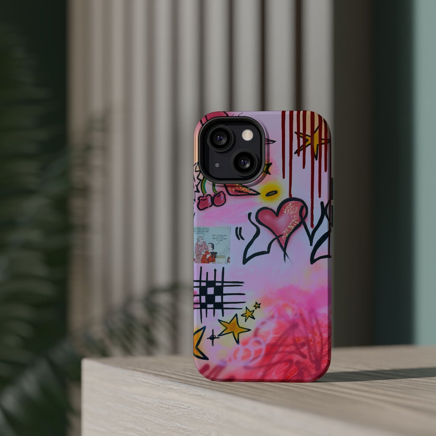 MagSafe "cherry. luvr" Airbrush iPhone-Hülle