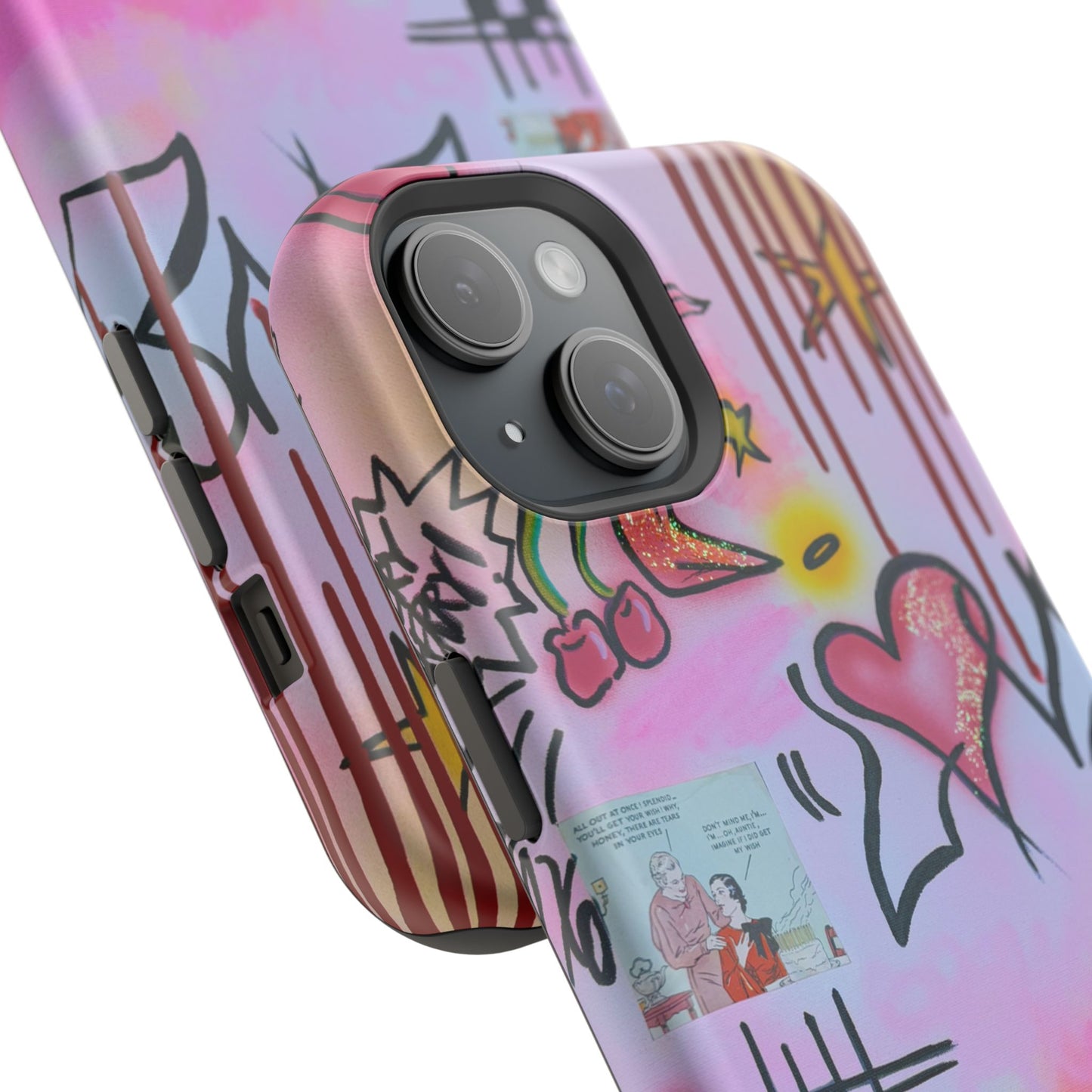 MagSafe "cherry. luvr" Airbrush iPhone-Hülle