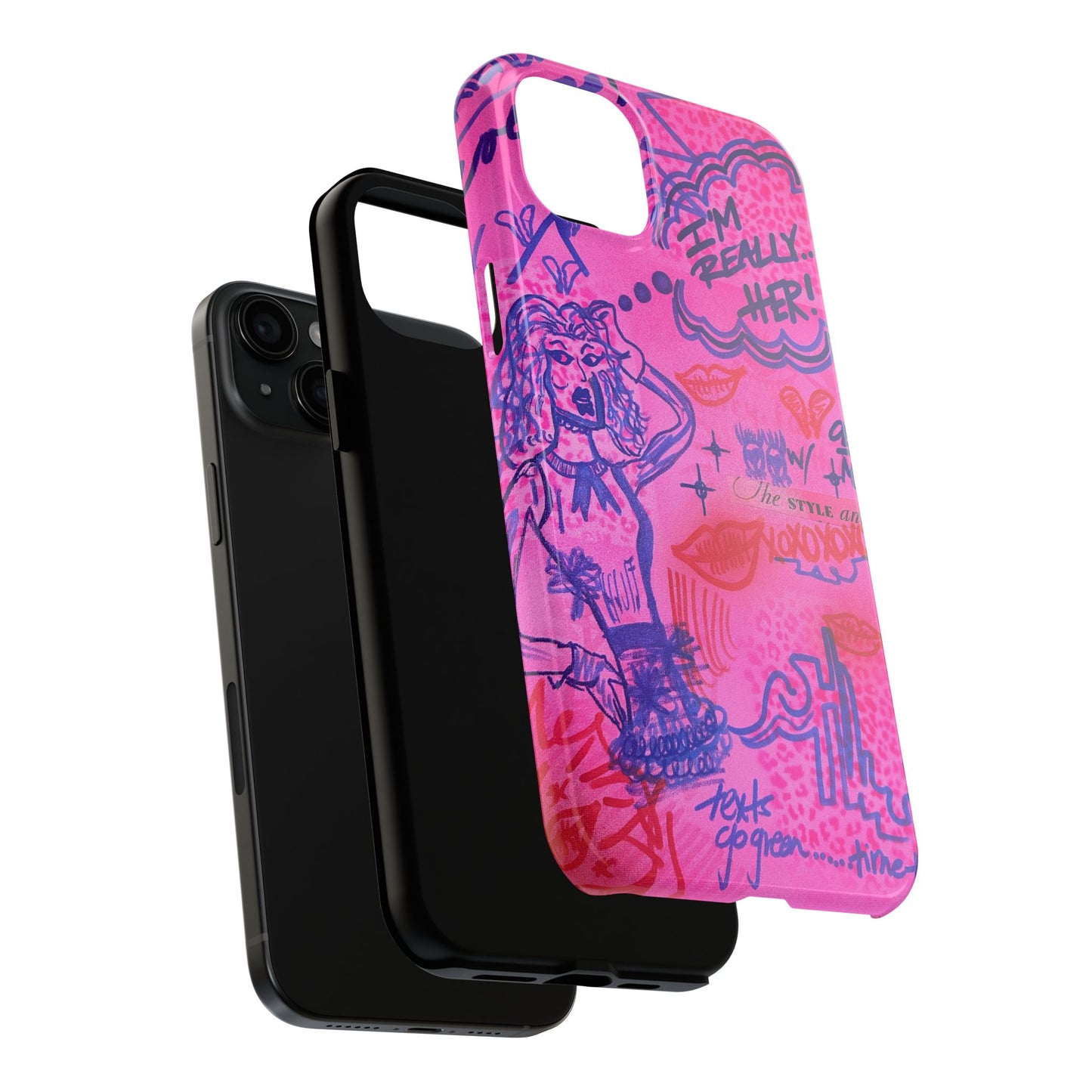 "really "HER!" airbrush iPhone case