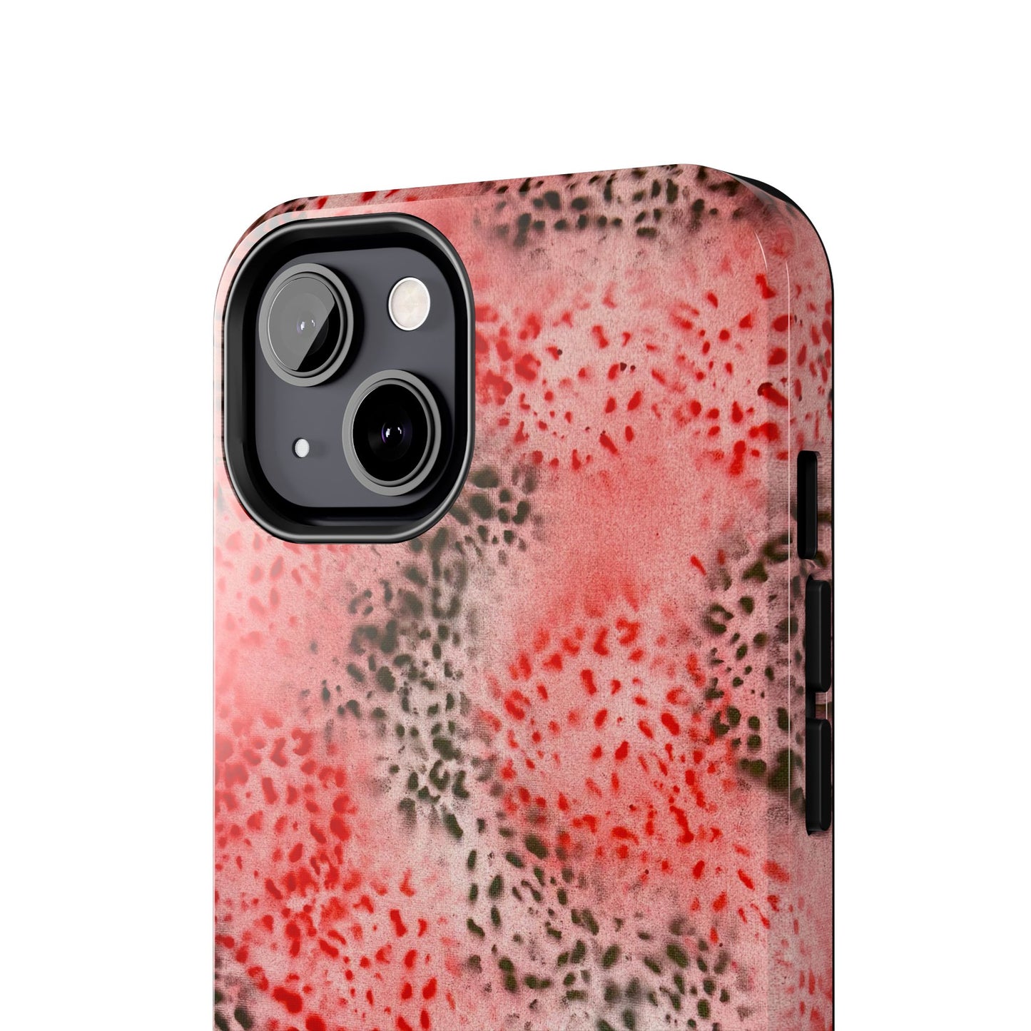 "red cheetah" airbrush iPhone case