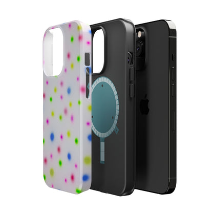 MagSafe "birthday cake polka dot" airbrush iPhone case