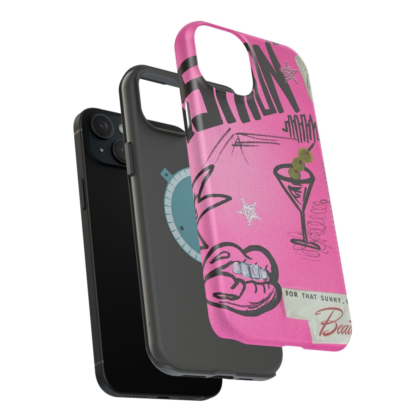 MagSafe "high fashion" airbrush iPhone case