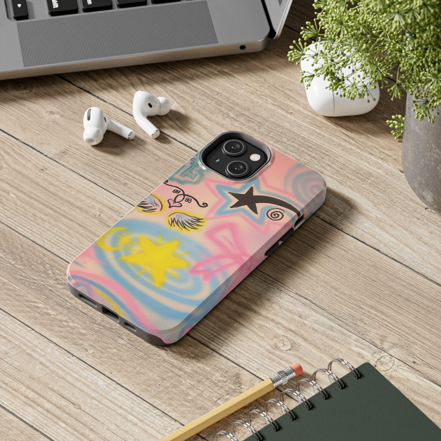 "star energy" airbrush iPhone case