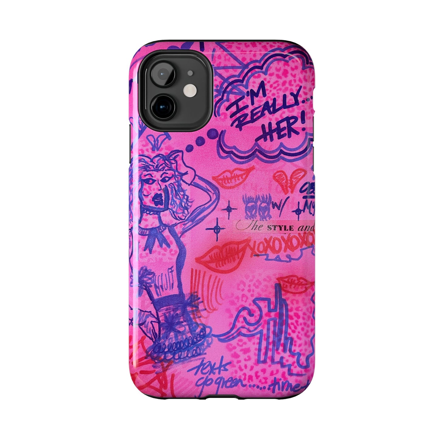 "really "HER!" airbrush iPhone case